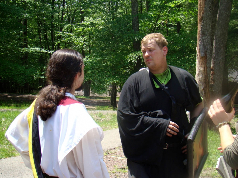 Barak and Wolfgar Outside